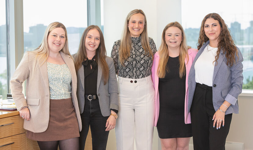 BOYNECLARKE colleagues pose together for a group photo.